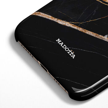 Gold Marquina Marble Case For iPhone, 4 of 4