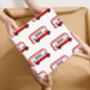 Personalised London Bus Wrapping Paper, thumbnail 2 of 3