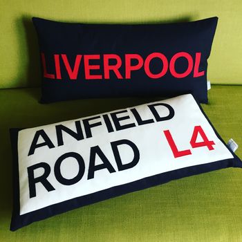 The Personalised Iconic Street Name Cushion, 2 of 12