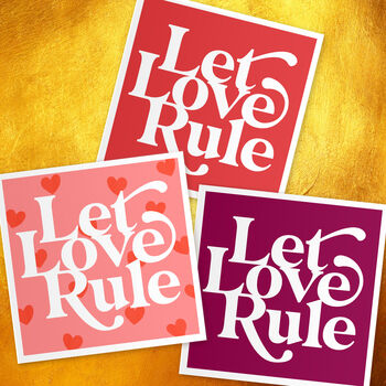 Let Love Rule Card, 2 of 4