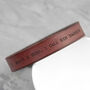 Personalised Men's Brown Leather Bracelet, thumbnail 1 of 3