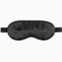 Black Colour Mulberry Silk Eye Mask, thumbnail 1 of 3