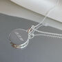 Personalised Sterling Silver Diamond Necklace, thumbnail 2 of 9