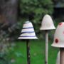 Set Of Three Mushroom Toadstool Cane Toppers, thumbnail 4 of 9