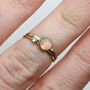 Gold Filled Opal Stacking Ring, thumbnail 4 of 5