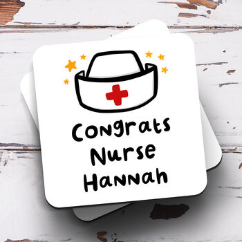 Personalised Mug 'Congrats Nurse', 2 of 2