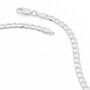 Sterling Silver Curb Chain Necklace Four.3mm 20 Inches, thumbnail 4 of 5