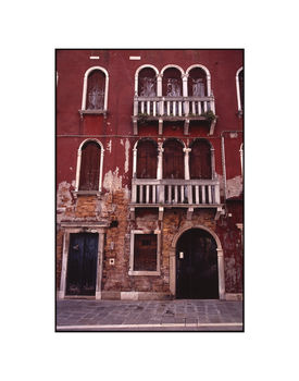 Red Facade, Venice, Italy Photographic Art Print, 3 of 4