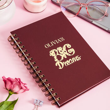 Personalised Big Dreams Notebook, 2 of 6