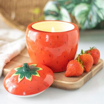 Fruit Shaped Scented Candle Jar Home Decor Gifts, 9 of 10