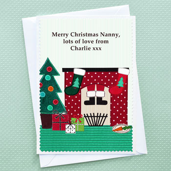 'Santa' Christmas Card From Children Or Grandchildren, 3 of 4