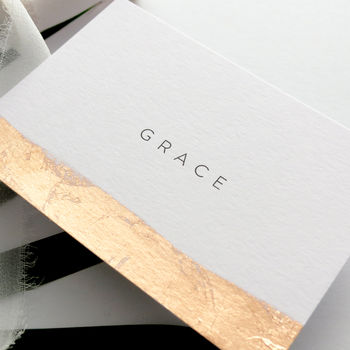 Gilded Edge Place Cards, 3 of 6