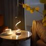 Minimalist LED Table Lamp Spiral Curved Desk Lamp, thumbnail 3 of 9