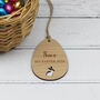 My First Easter Personalised Wooden Decoration Tag, thumbnail 3 of 3