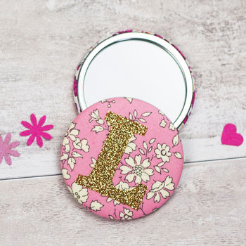 Glitter Liberty Initial Mirror Party Bag Gift For Girl, 4 of 7