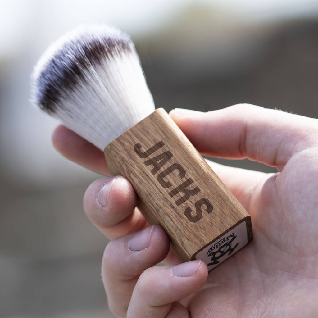 Personalised Shaving Brush By Oh So Cherished