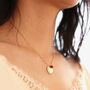 Personalised Tiny Enamel Heart Necklace, thumbnail 2 of 11