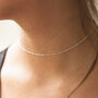 Silver Satellite Chain Choker, thumbnail 1 of 7