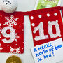 Fill Your Own Advent Calendar Bunting, thumbnail 5 of 6