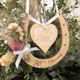 Wedding Horse Shoe Personalised Dried Flowers, thumbnail 5 of 5