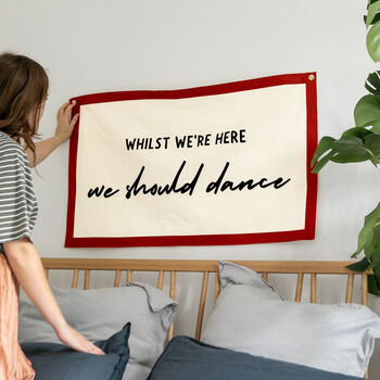 We Should Dance Handmade Fabric Wall Hanging, 3 of 5