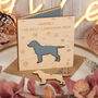 Dog Breed Wooden Birthday Card With Keyring, thumbnail 3 of 6