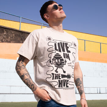 Live In The Hive Men's Festival T Shirt, 2 of 3