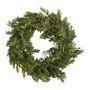 Cedar Christmas Pre Lit 45cm Wreath, thumbnail 1 of 2