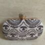 Pale Pink Handcrafted Oval Clutch Bag, thumbnail 5 of 10