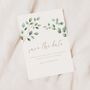 Eucalyptus Foliage Wedding Save The Dates, thumbnail 1 of 4