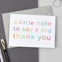 Little Note Thank You Card, thumbnail 1 of 3