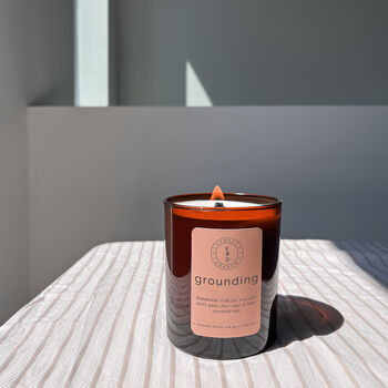 Grounding Woodwick Candle With Clary Sage And Lime, 3 of 3