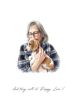 Custom Watercolour Illustrated Pet Print, 11 of 11