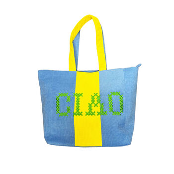 Ciao Terry Towel Beach Bag, 5 of 5