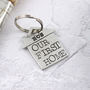 Personalised First Home Housewarming Gift Keyring, thumbnail 2 of 11