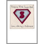 Personalised Superhero Thank You Card For Him, thumbnail 6 of 12