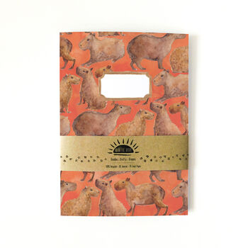 Chill Of Capybaras Print Lined Journal, 2 of 8