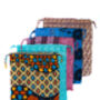 Upcycled Cotton Sari Gift Bags X Five, thumbnail 1 of 6