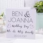Personalised Typography Wedding Day Card, thumbnail 1 of 3