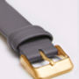 New Collection Gold Vegan Leather Watch, thumbnail 3 of 12