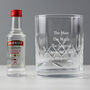 Personalised Cut Crystal Glass And Vodka Gift Set, thumbnail 3 of 6