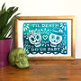 Day Of The Dead Foil Print, thumbnail 1 of 4
