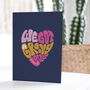 Groovy Kind Of Love Valentine's Card, thumbnail 1 of 4