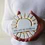 You Are My Sunshine Hand Stamped Plaque, thumbnail 3 of 4