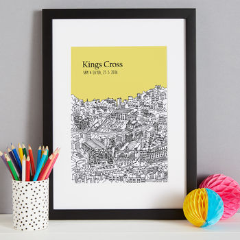 Personalised Kings Cross Print, 4 of 10