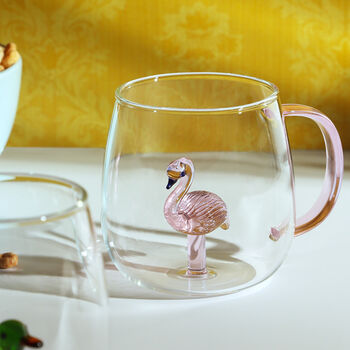 G Decor Whimsical Glasses With 3D Bird Surprise, 2 of 5