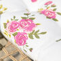Helmsley Blush Floral Padded Seat Cushions, thumbnail 5 of 5