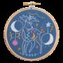 Celestial Deer Mini Embroidery Kit, thumbnail 4 of 4