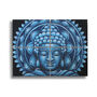 Set Of Four Blue Buddha Mandala Brocade Detail 30x40cm, thumbnail 1 of 4
