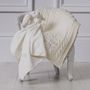 Personalised Cream Cable Blanket And Comforter Gift Set, thumbnail 1 of 7